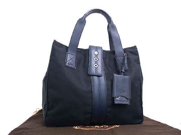 楽天市場】□新品同様□ TODS トッズ ナイロン×レザー トートバッグ