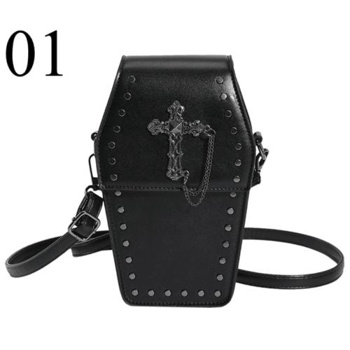 楽天市場】レディース ゴシック ミニ ショルダーバッグ ポシェット 黒