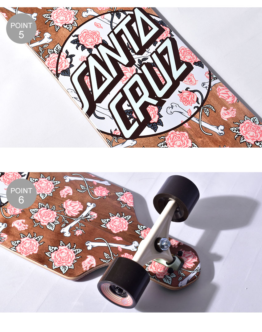 楽天市場】サンタクルーズ スケートボード SANTA CRUZ DROP THRU