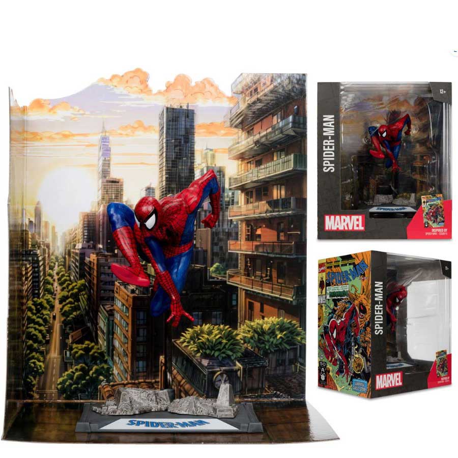 楽天市場】米国販売 迫力の3D フィギュア スパイダーマン 1/10