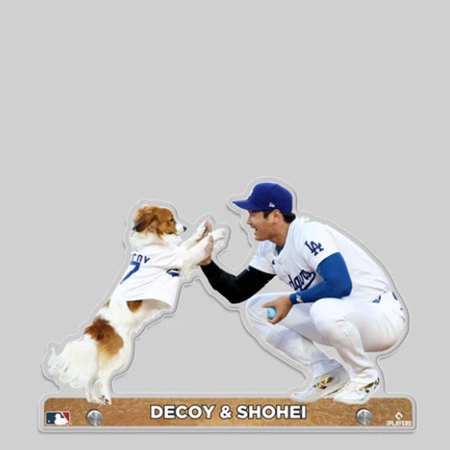 楽天市場】大谷翔平とデコピン MLBロサンゼルス・ドジャース アクリル