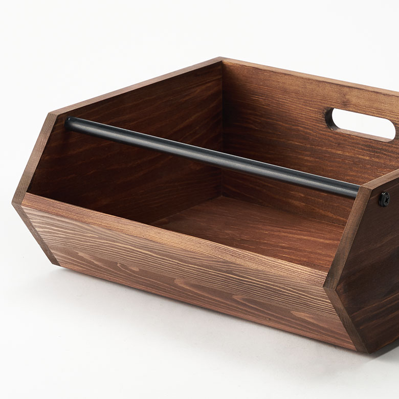 楽天市場】ウッドコンテナボックスL 引き出し 木 木製 スタッキング