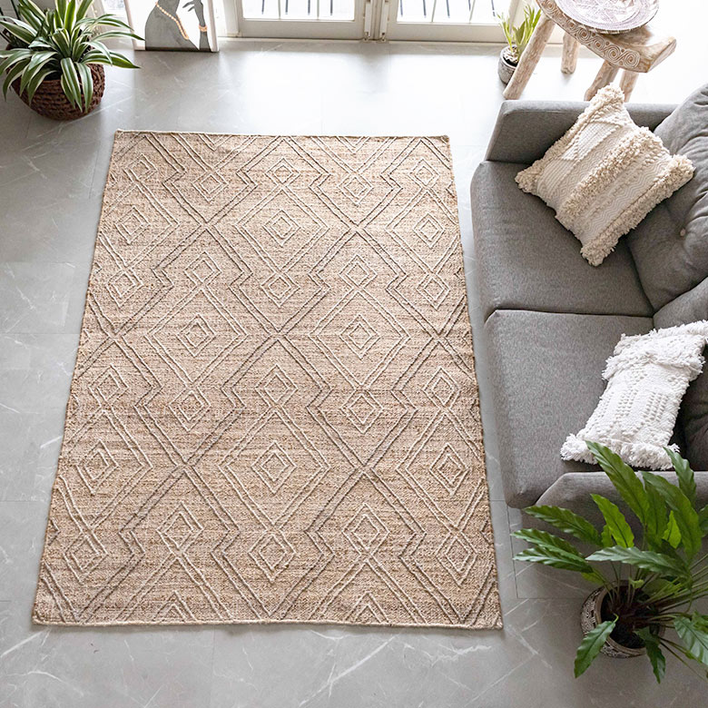 楽天市場】【10%OFFクーポン】 ラグ ラグマット 約 130×190 cm 長方形