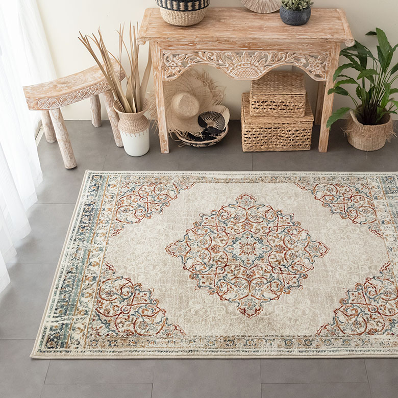 楽天市場】ラグ ラグマット 約 130×190cm エジプト製 ペルシャ 絨毯風