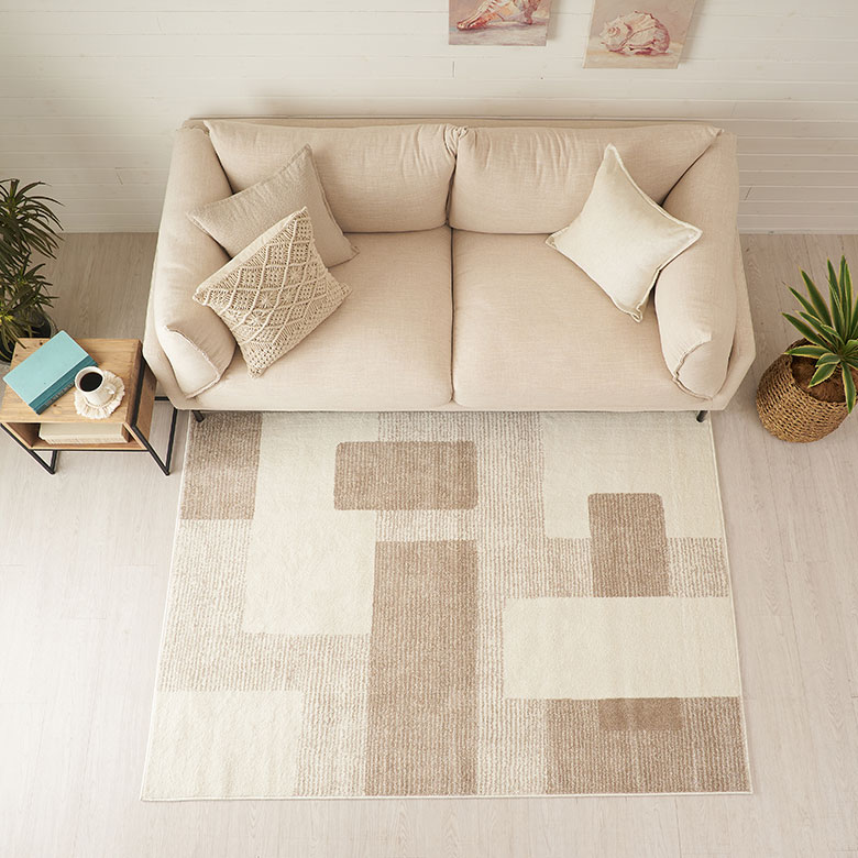 楽天市場】ラグ ラグマット ウィルトン織 幾何学模様 エジプト製 約