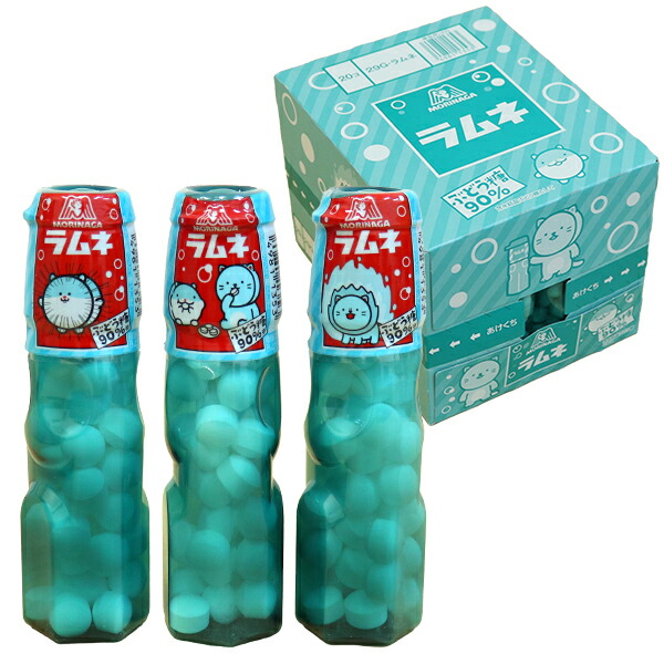 楽天市場】駄菓子 森永ラムネ20入り ビン型 シュワー ロングセラー