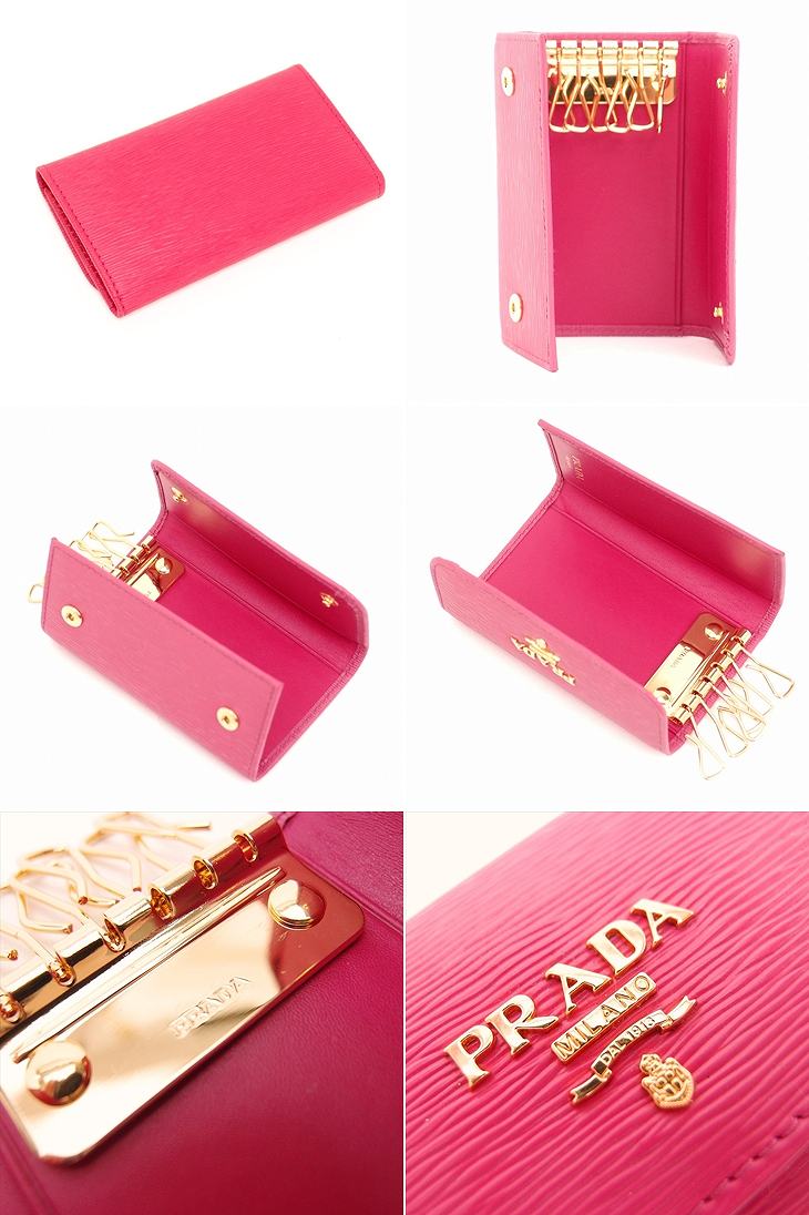 楽天市場】【イタリア買付】プラダ キーケース PRADA 6連 VITELLO MOVE
