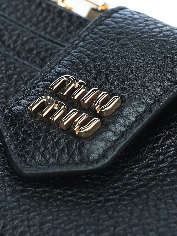 楽天市場】ミュウミュウ ウォレット レディース MIU MIU ロゴ