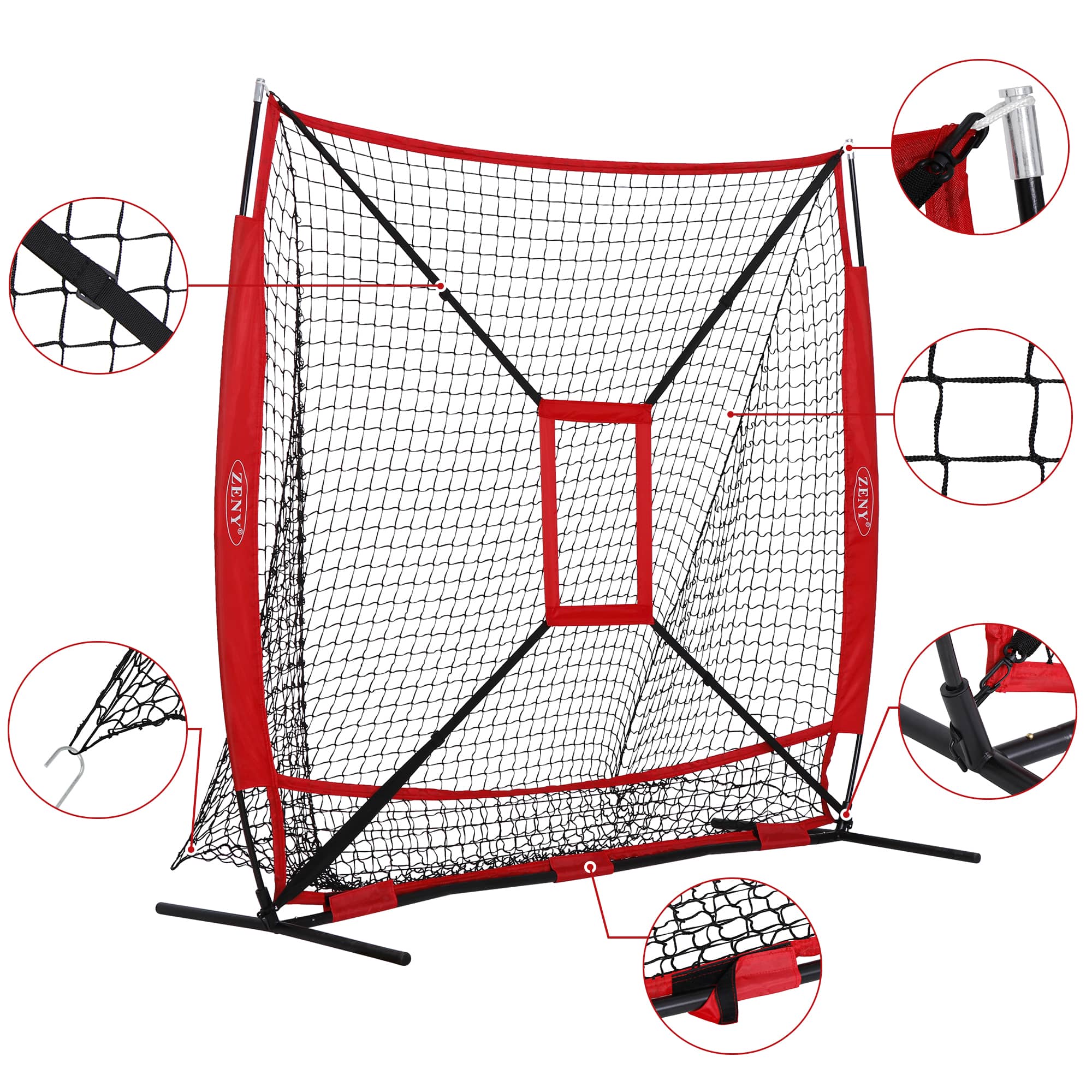 室内練習】組み立て説明書あり、バッティングネット、少年野球 室内