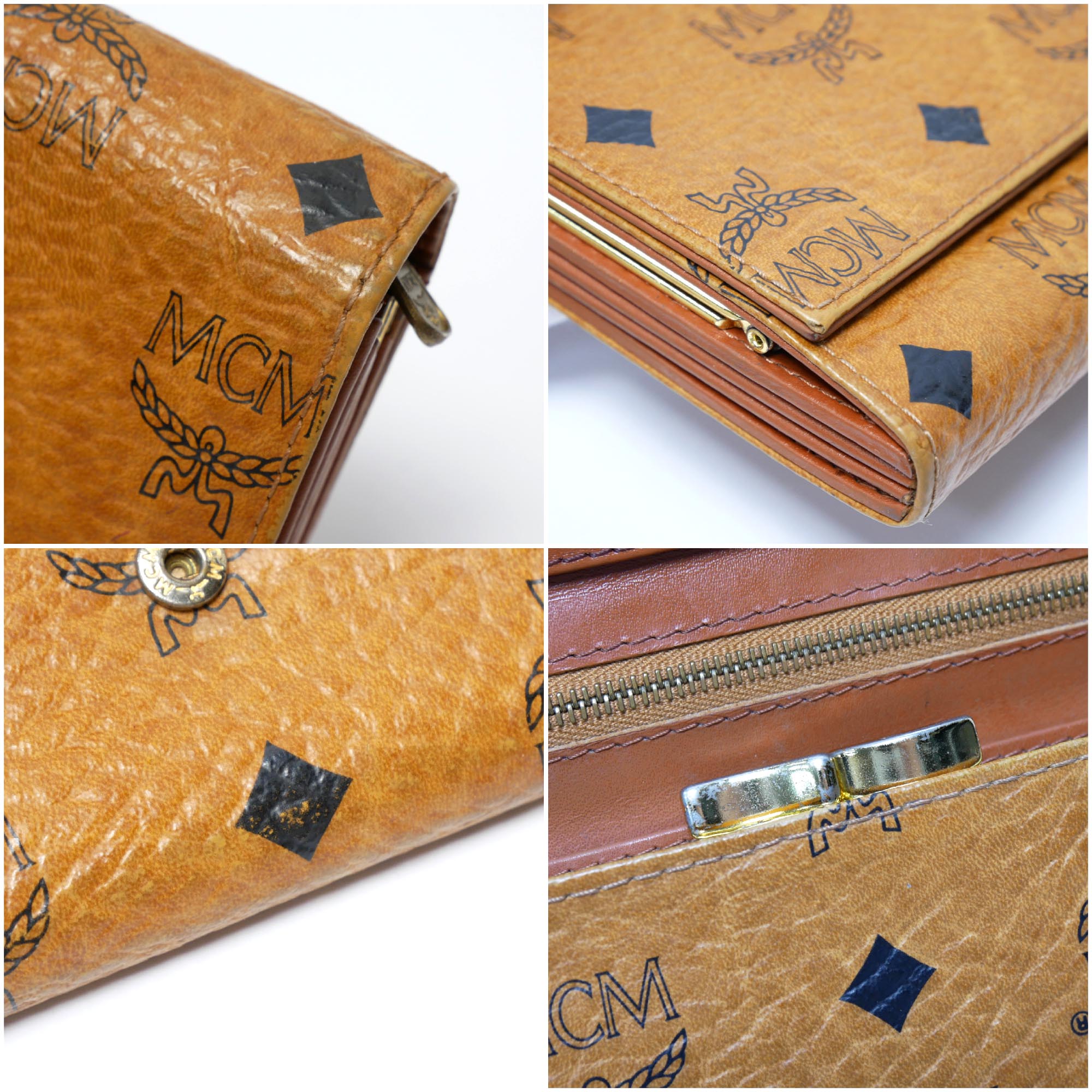 楽天市場】【中古】【良い】 MCM エムシーエム 財布 長財布 二つ折り