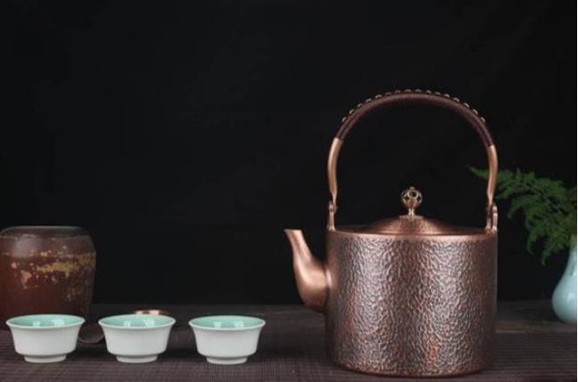 楽天市場】銅瓶 手作り /やかん /紫銅製 /大容量 /茶道具/ 銅びん