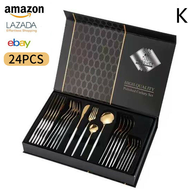 楽天市場】食器 カトラリーセット 高級海外ブランド 24pcs 西洋 北欧風