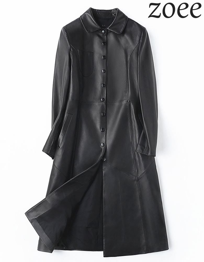 楽天市場】レザーコート レディース 大きいサイズ ロング 冬 ステン
