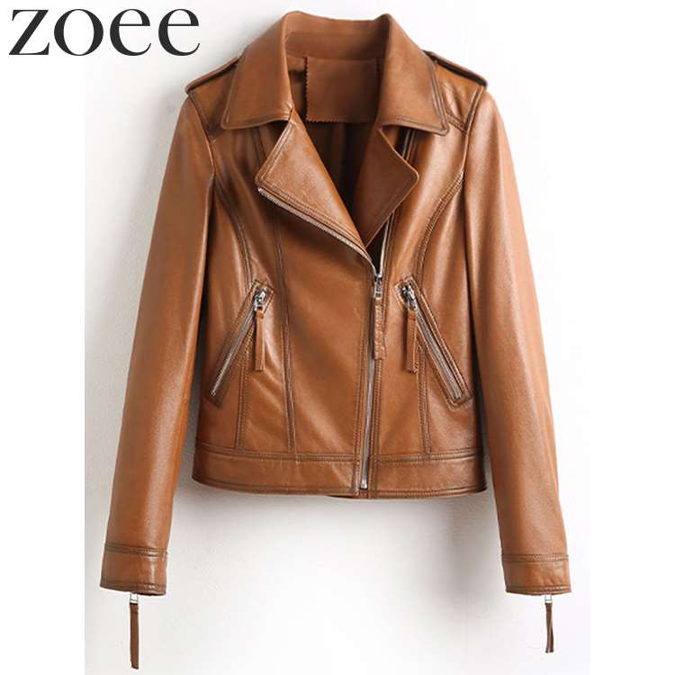 楽天市場】ラムレザージャケット ライダースジャケット レディース