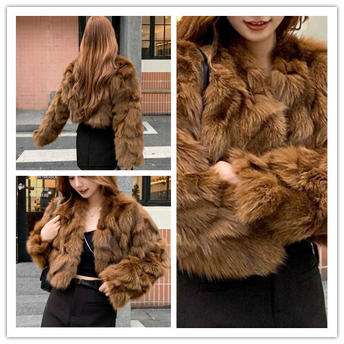 楽天市場】コート ジャケット フォックス リアルファー アウター