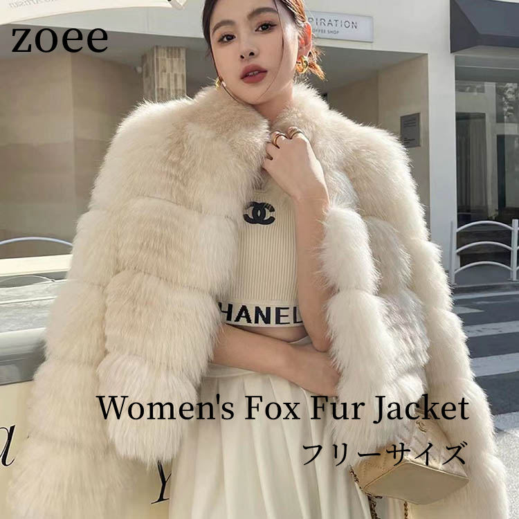 楽天市場】ジャケット フォックス リアルファー コート アウター