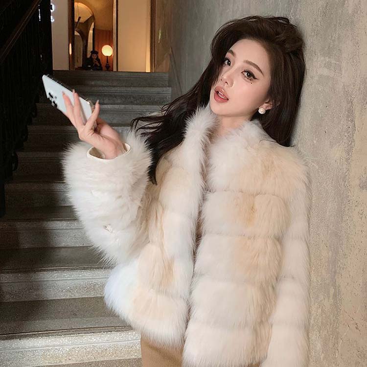 楽天市場】ジャケット フォックス リアルファー コート アウター