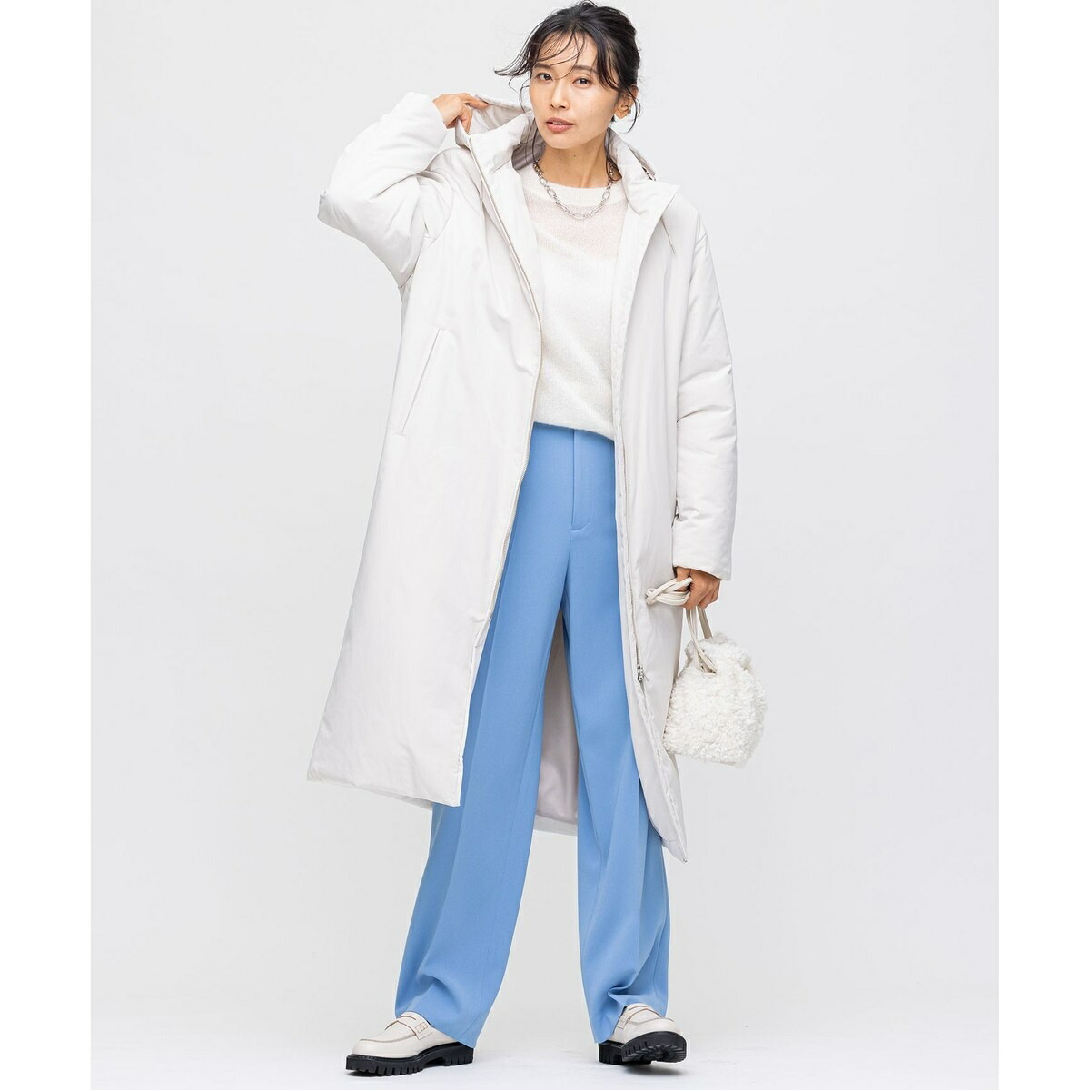 楽天市場】中綿ノンステッチロング アウター／23区（23KU） : 丸井