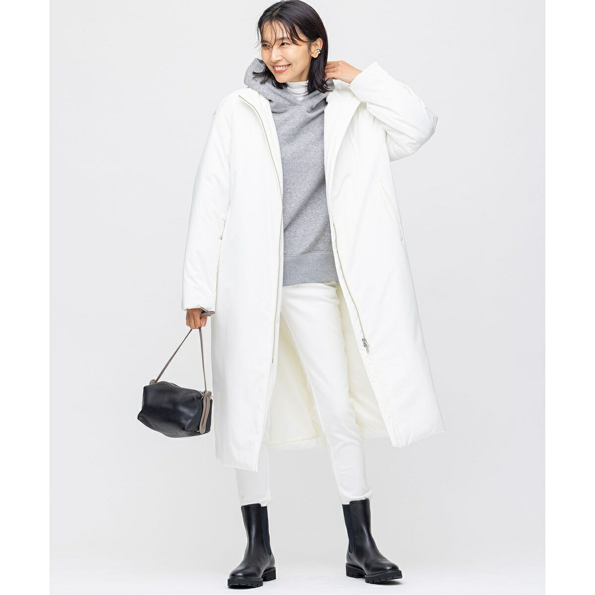 楽天市場】中綿ノンステッチロング アウター／23区（23KU） : 丸井