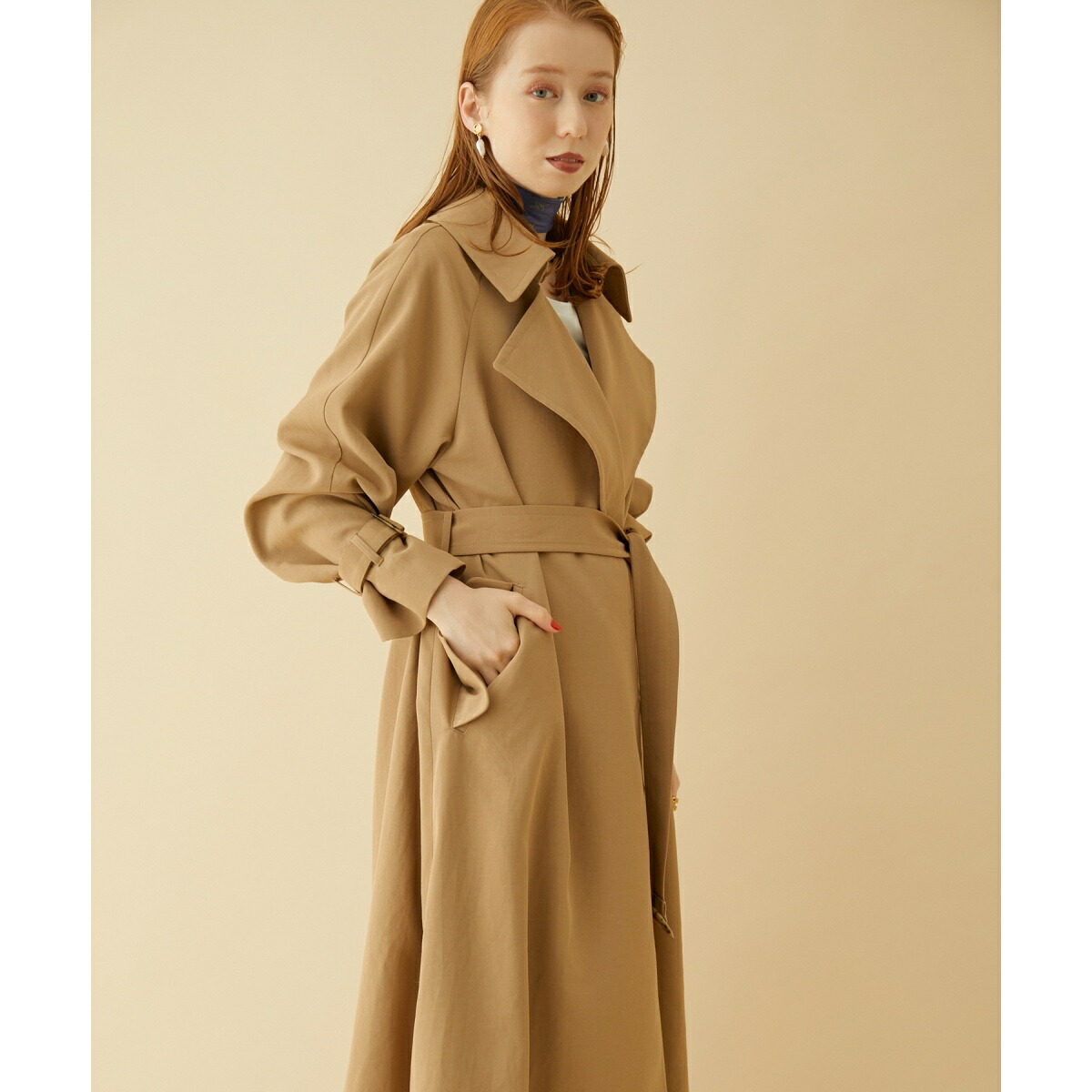 楽天市場】オーバーライトトレンチコート／マドモアゼル ロペ : 丸井