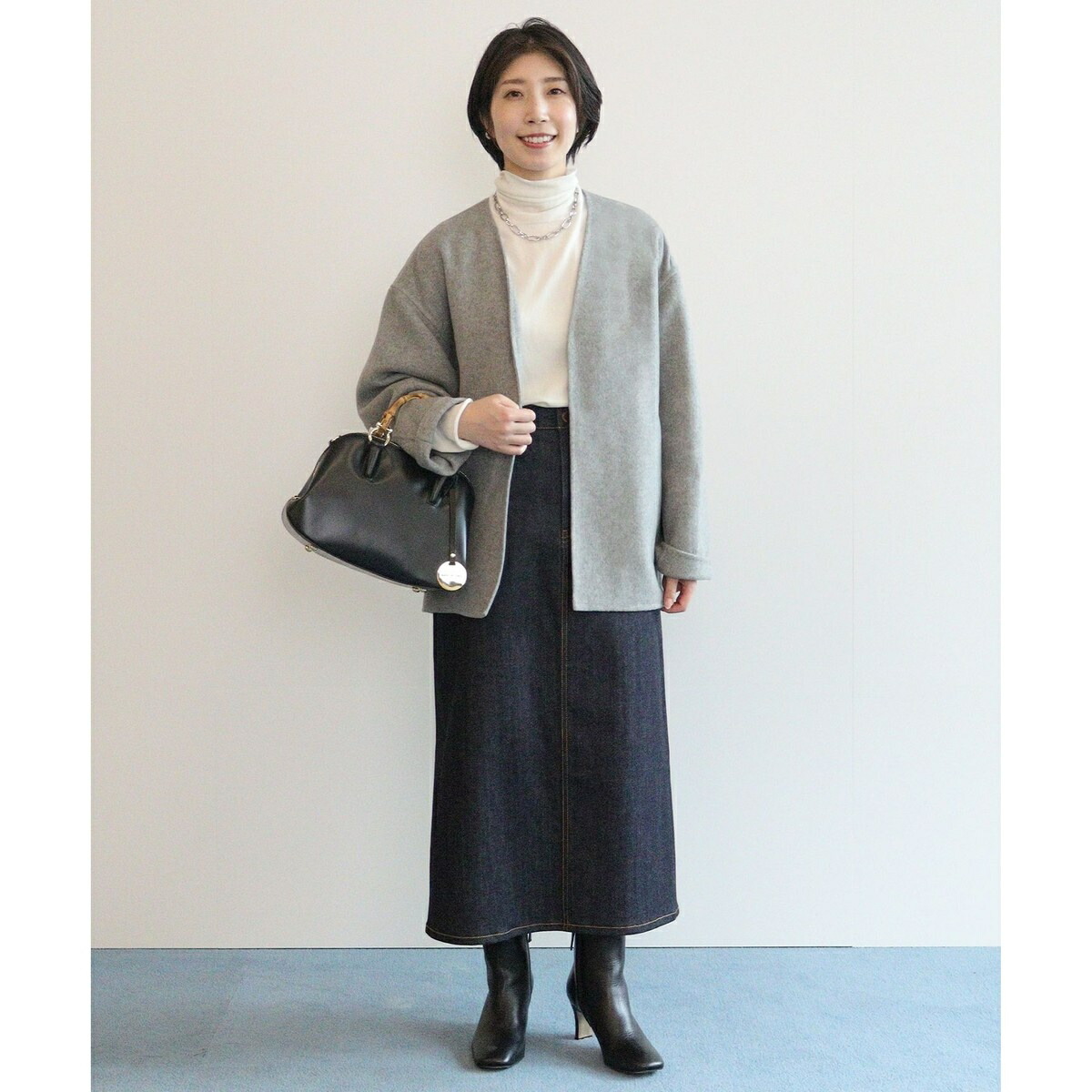 楽天市場】MANTECOリバー ショート コート／23区（23KU） : 丸井