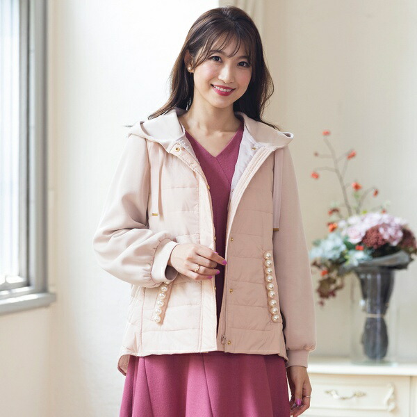 楽天市場】ダンボールニット切替ショートコート／ローズティアラ（Rose