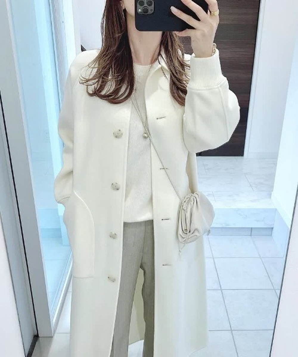 楽天市場】【Audrey and John Wad】リブ付ウールビーバーロングコート