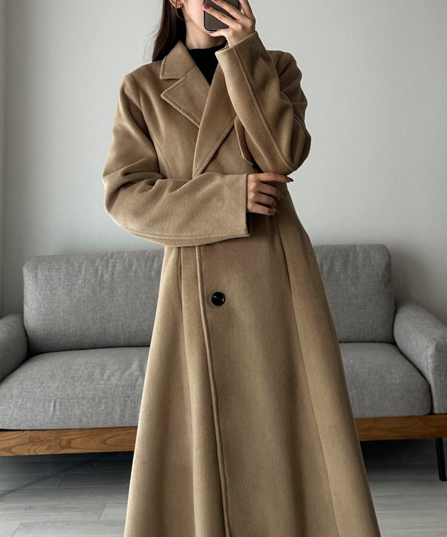 楽天市場】Louere ウエストシェイプフレアチェスターコート／ルエレ