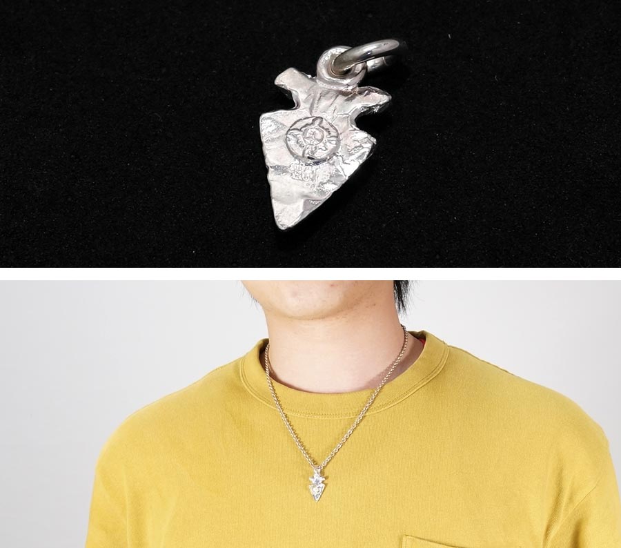 楽天市場】ポイント2倍!!ファーストアローズ K18付 矢じり ペンダント