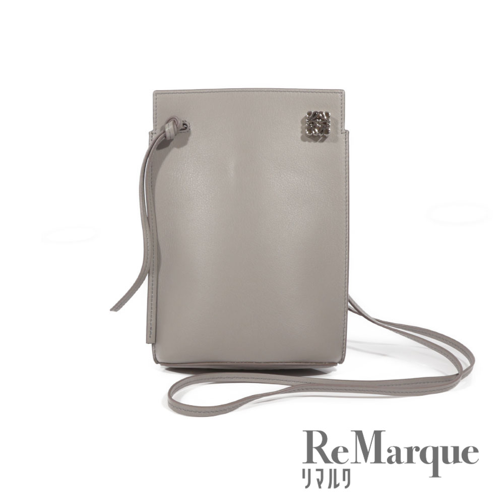 楽天市場】LOEWE(ロエベ) ダイスポケット ショルダーバッグ グレー