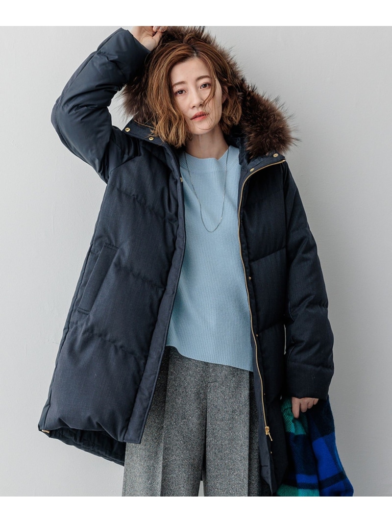 楽天市場】【SALE／20%OFF】【撥水加工】TWツイル ロングダウンコート