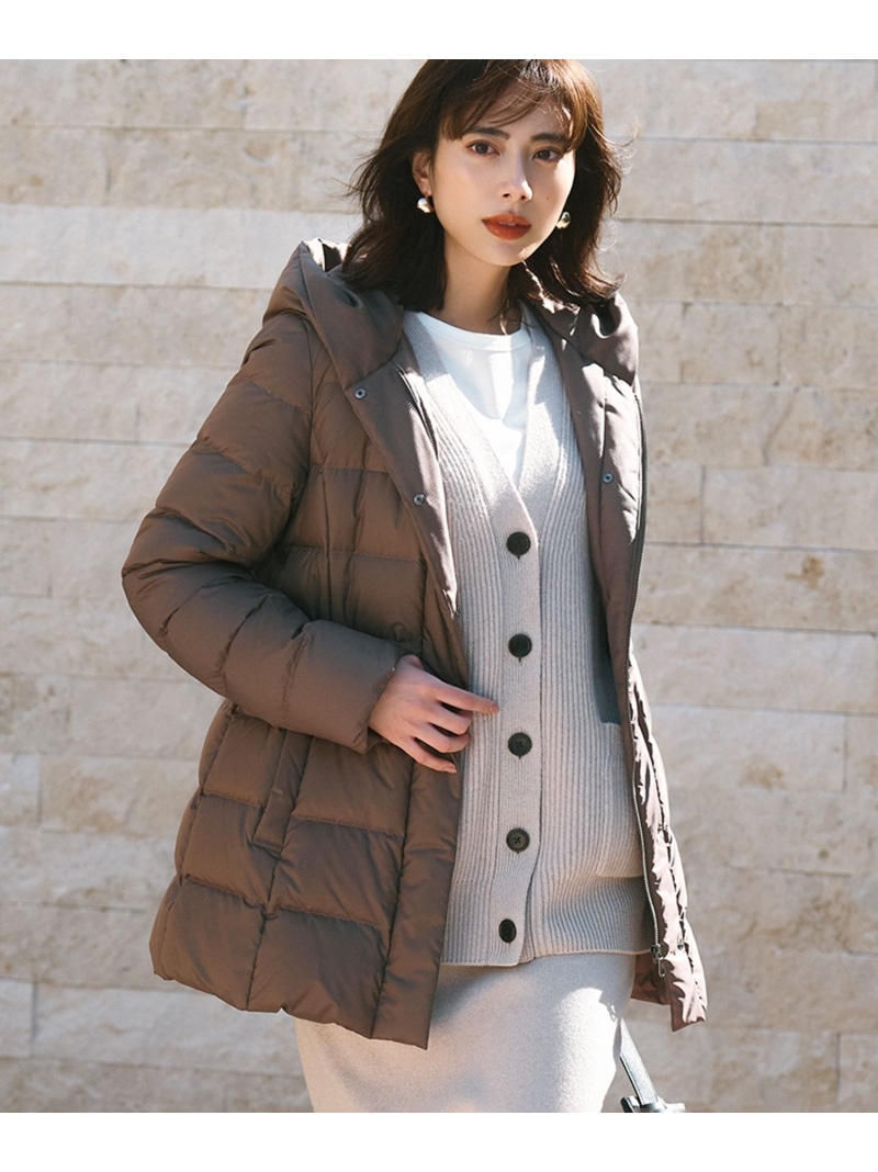 楽天市場】【VERY掲載/新色追加】シレータフタ ミドル丈 ダウンコート