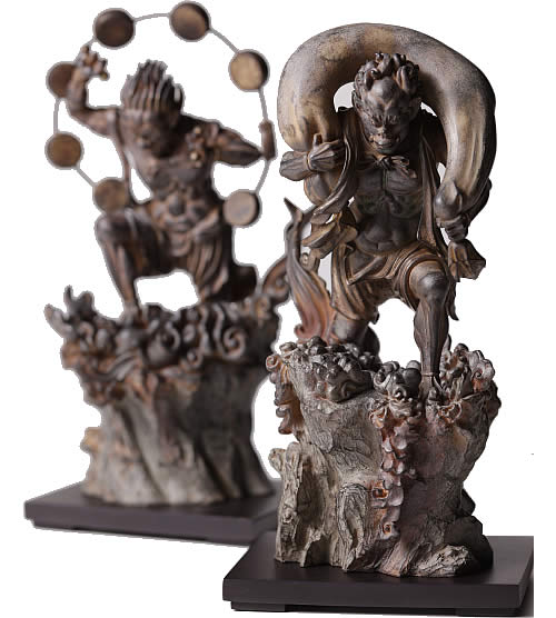 楽天市場】仏像 フィギュア イSム （ イスム ） 風神雷神 （ふうじん