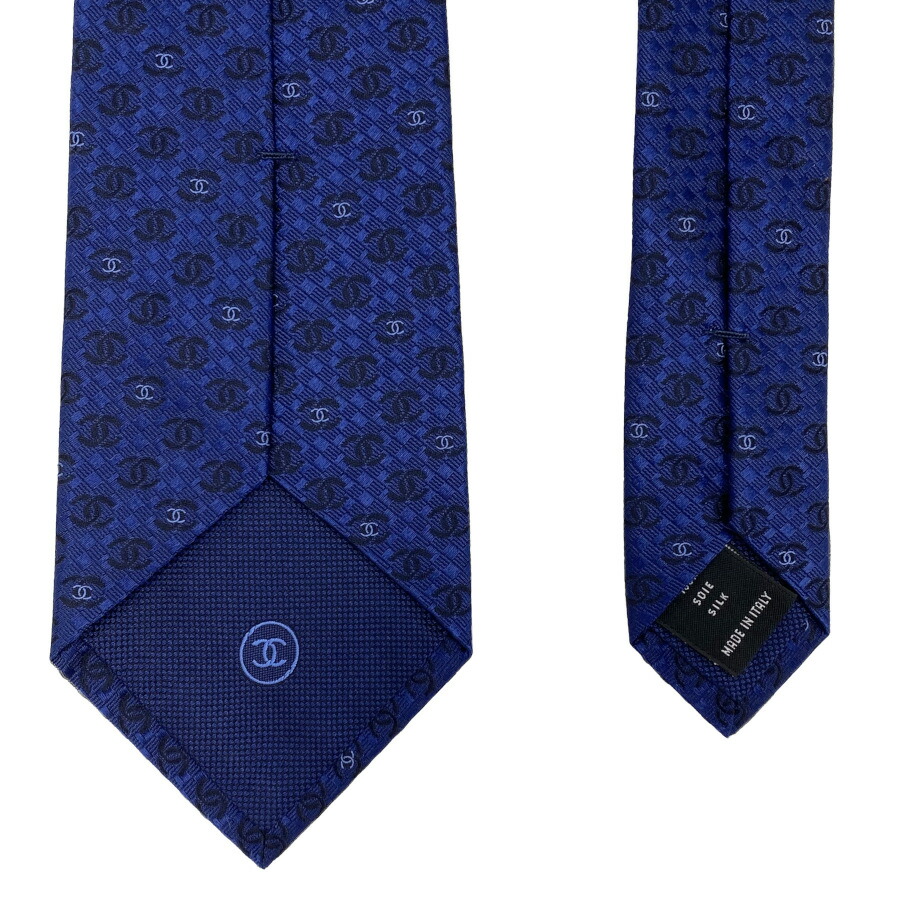 楽天市場】CHANEL シャネル ネクタイ タイ ストライプ ロゴ イニシャル