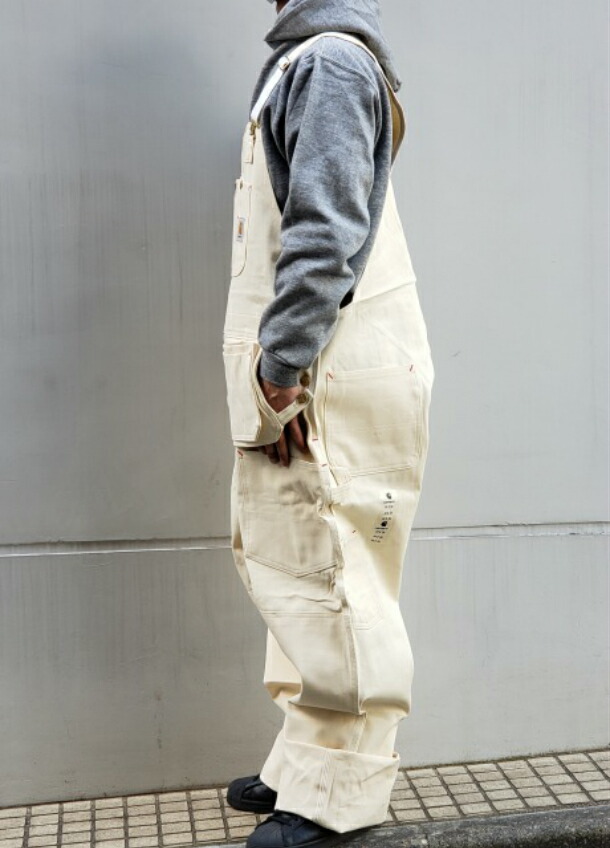 Carhartt カーハート オーバーオール 白 つなぎ ワーク ビンテージ