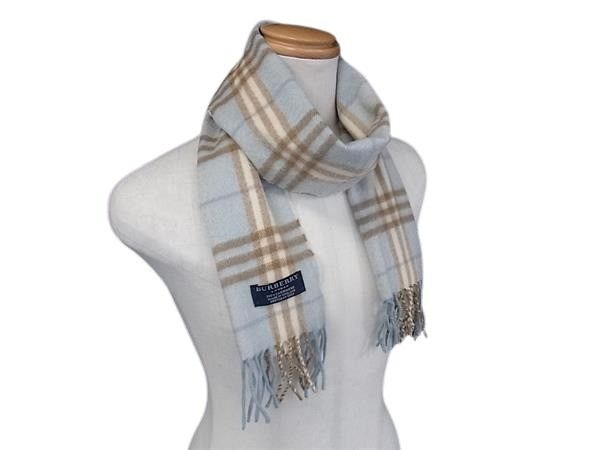 楽天市場】バーバリー マフラー（カラーブルー）（バッグ・小物