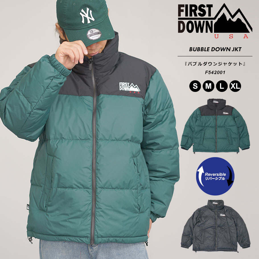 楽天市場】FIRST DOWN USA ファーストダウン バブル ダウンジャケット
