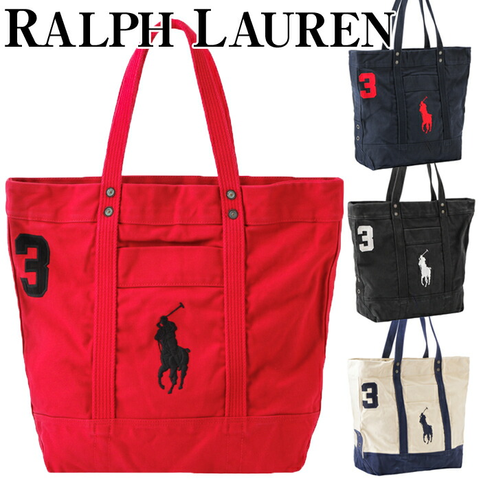 楽天市場】ラルフローレン トートバッグ Ralph Lauren ビッグポニー