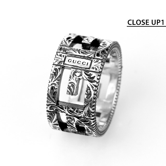 楽天市場】GUCCI 指輪 メンズ リング グッチ スクエアG シルバー925
