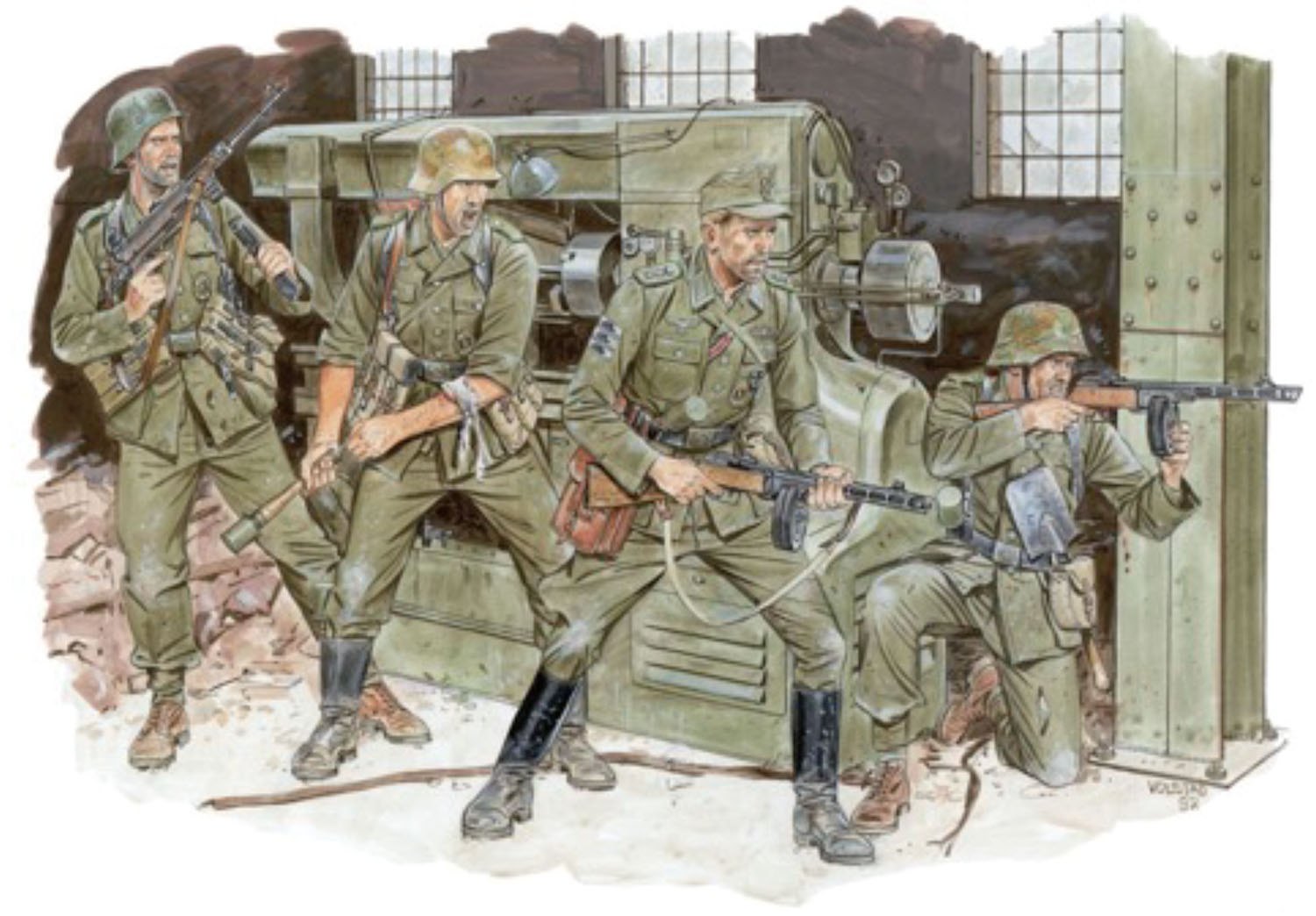 1/35 WW.II ドイツ軍 クロス・オブ・アイアン 東部戦線1944【DR6006