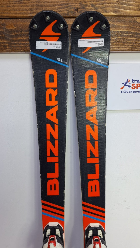 Blizzard SL FIS Ti 143 cm Ski + Marker 10 Bindings Winter Sports