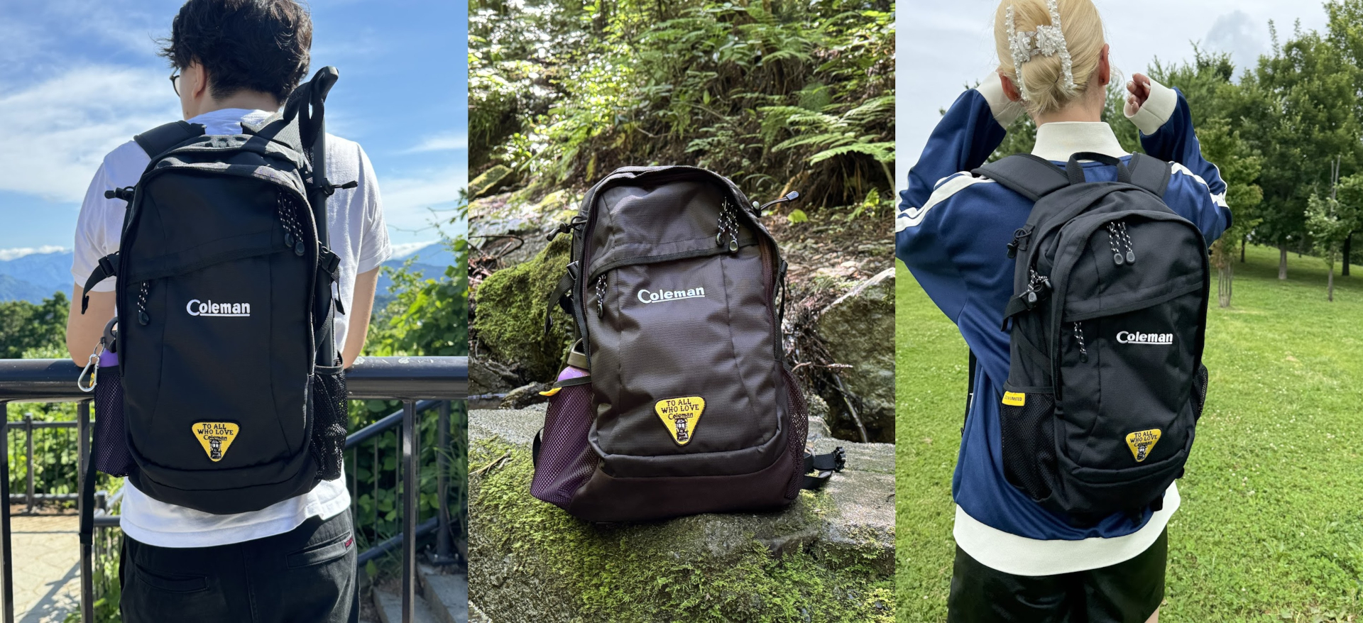 コールマン、バックパック「ウォーカー」20周年記念モデル。歴代ロゴ