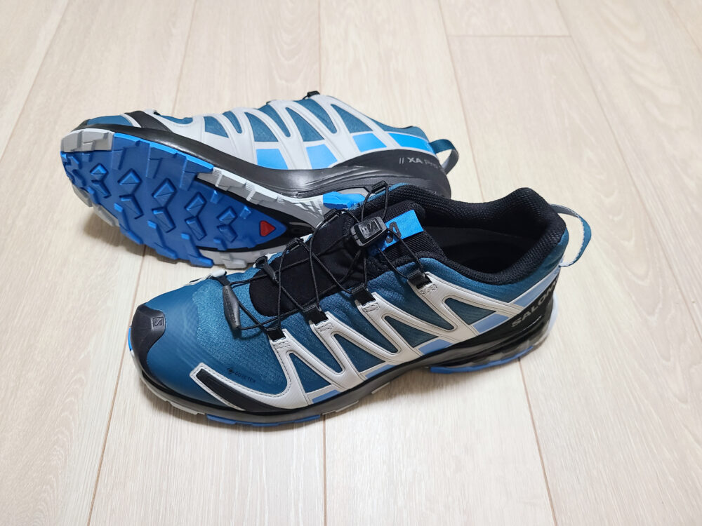 サロモン XA PRO 3D V8 GORE-TEX】トレイルランニングシューズが自転車