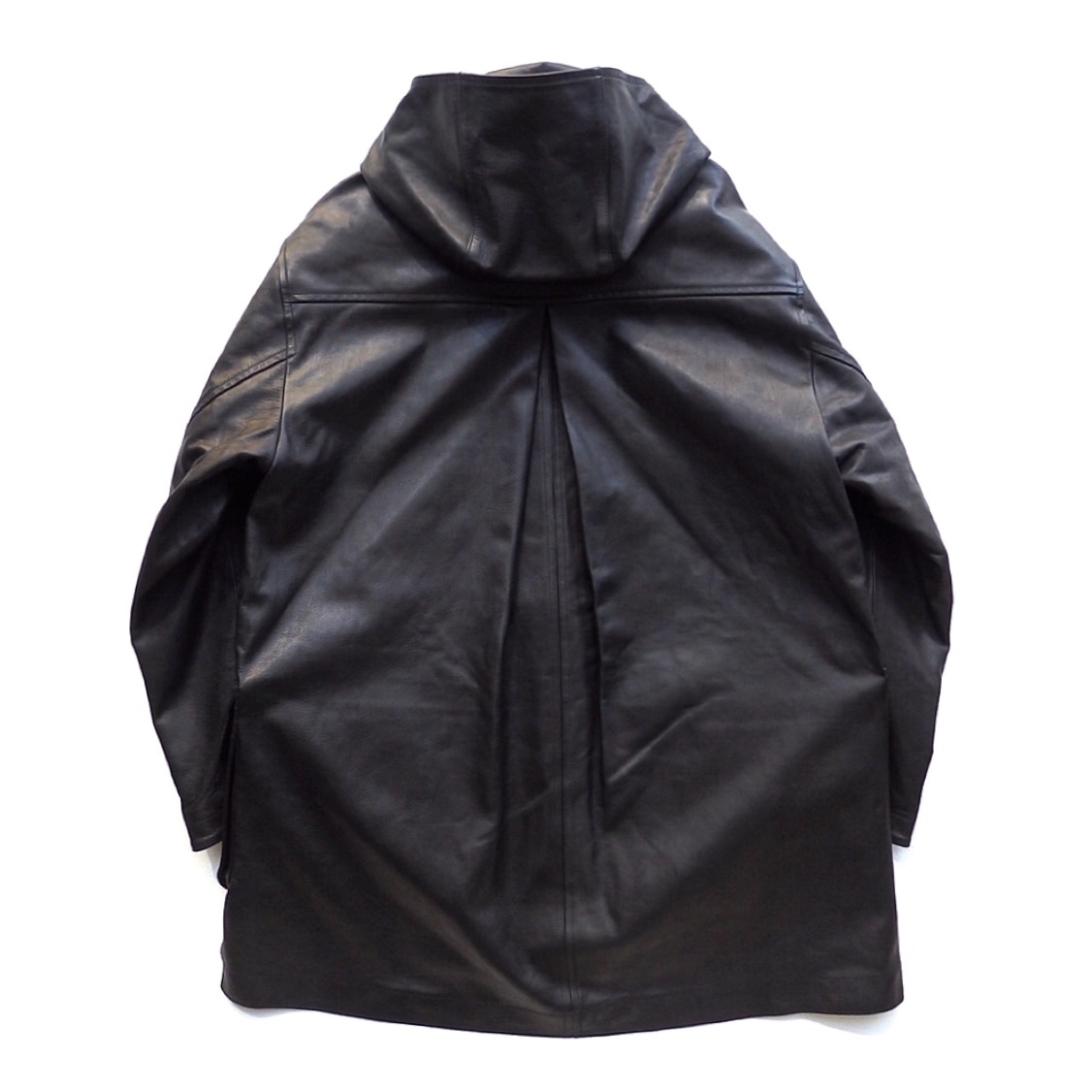 Porter Classic (HORSE LEATHER HOOD COAT) Color：Black - TRAMPS