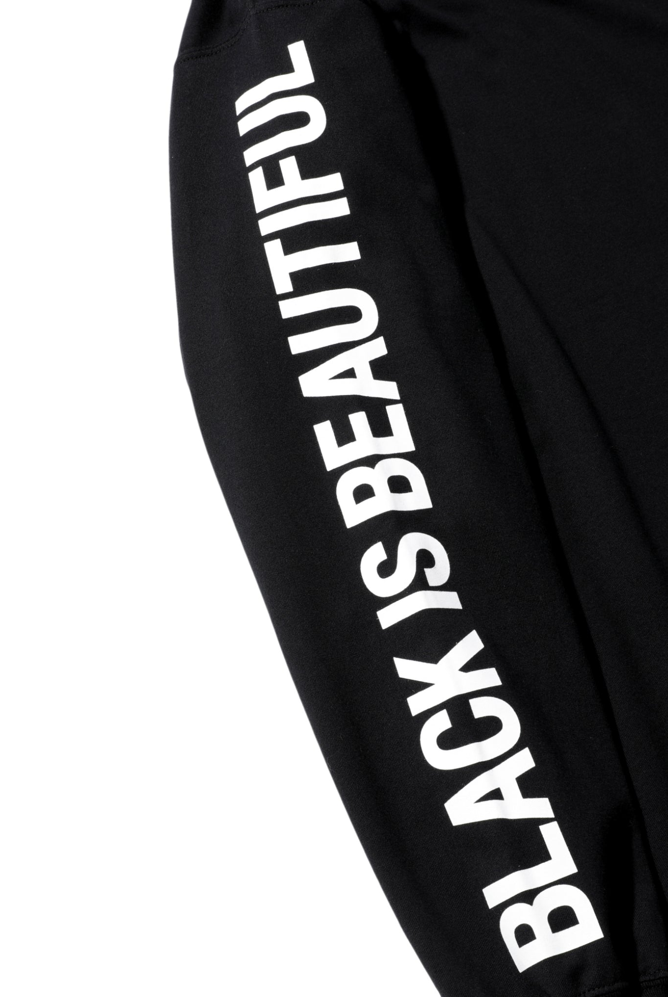 BLACK IS BEAUTIFUL ブラックイズビューティフル | ロンT ホワイト