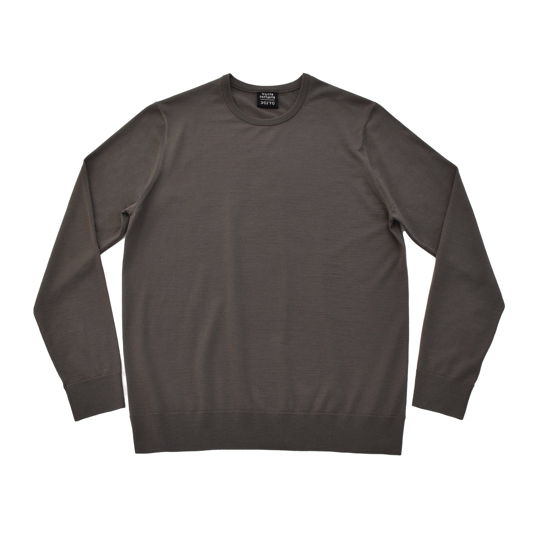 30/70 trenta settanta | f-quattro：クルーネックプルオーバー