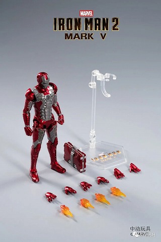ZD TOYS 1/10 mk5 アイアンマン2 マーク5 フィギュア marvel 中動玩具 中动