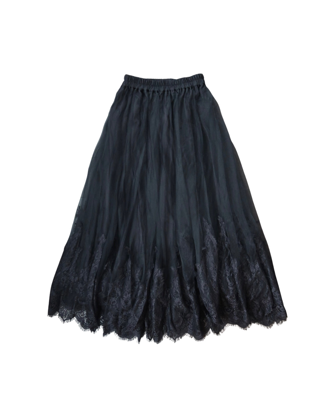 予約販売3月中旬〜下旬】Clara Tulle Lace Long Skirt – Treat Ürself