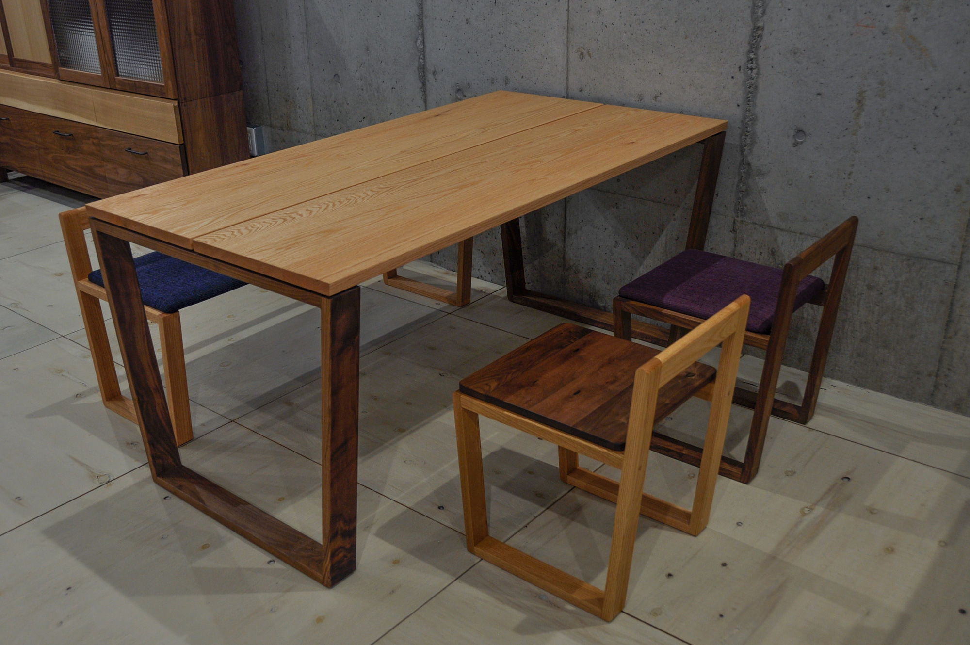 M-chair／kitoki/若葉家具/ウォールナット材/オーク材/チェア