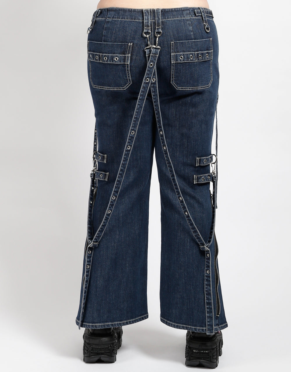TRIPP NYC - CURVE X-STRAP DENIM